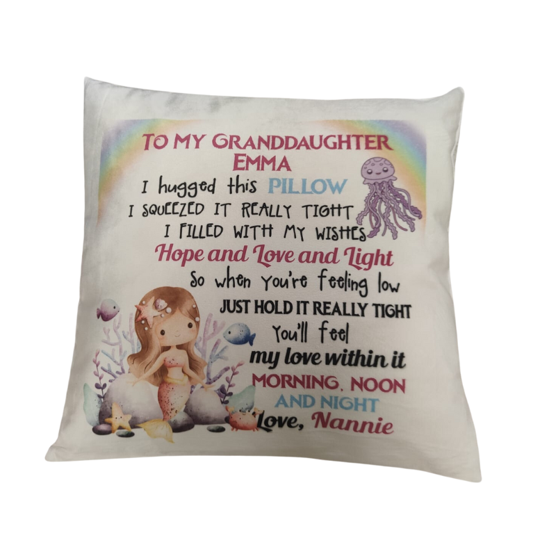 Granddaughter Cushion, Personalised Gift