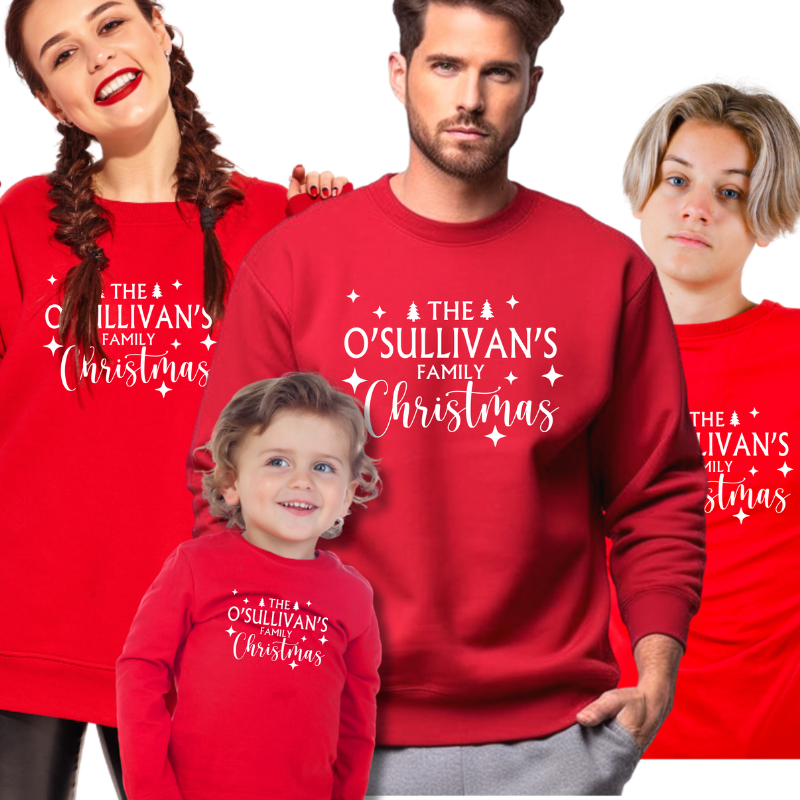 Family Christmas Jumper -  Personalised Gift