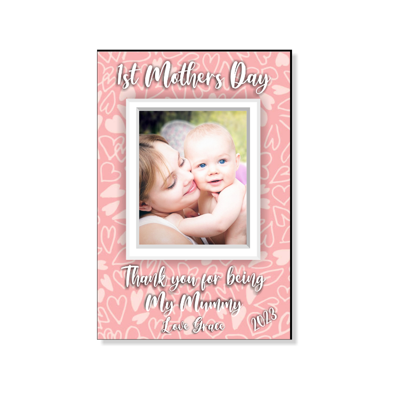 1st Mothers Day Easel, Personalised Gift