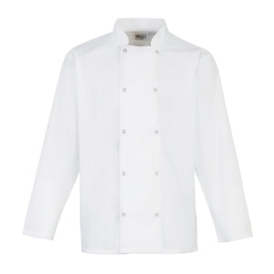 Studded Front Long Sleeve Chef Jacket, Personalise Gift