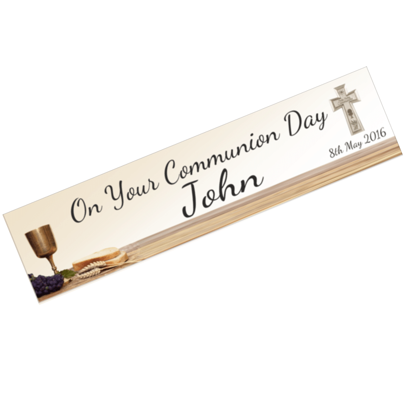 Communion Banner, Personalised Gift