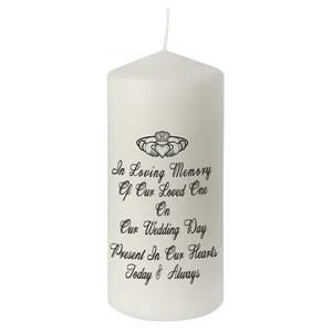 Celtic Personalised Wedding Candles, Personalised Gift