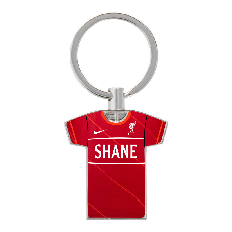 Liverpool Jersey Keyring, Personalised gift