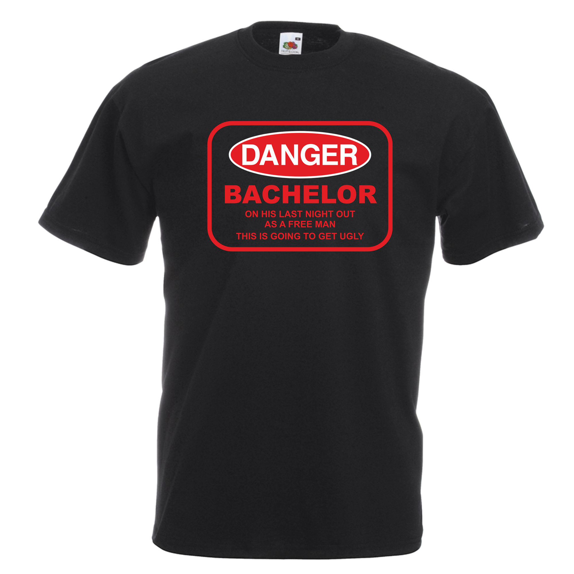 Danger Bachelor T-Shirt - Personalise It