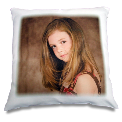 Satin photo cushion - Personalise It