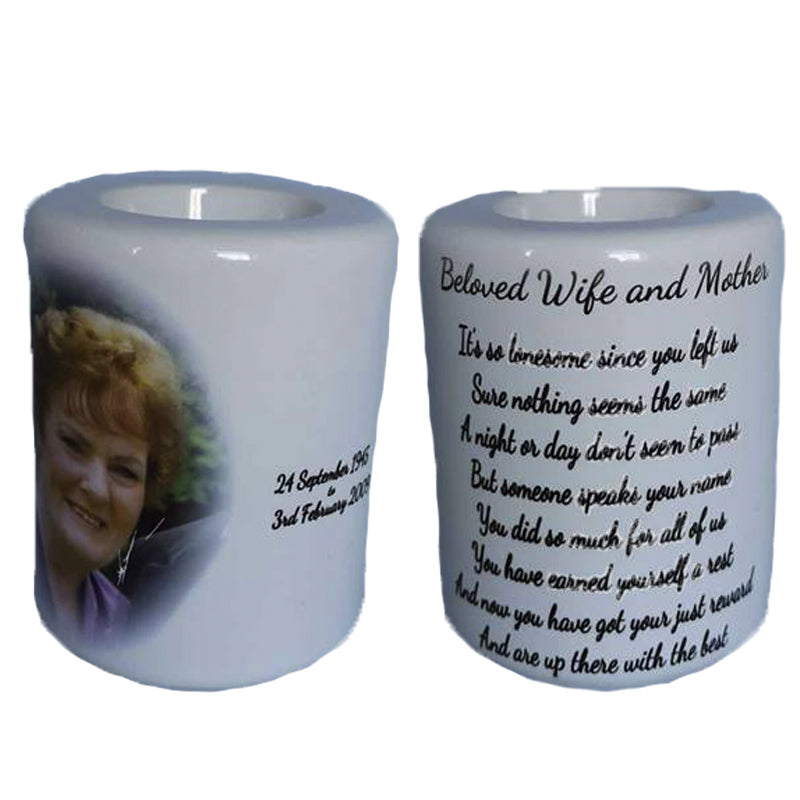 Forever Ceramic Memorial Candle - Personalise It