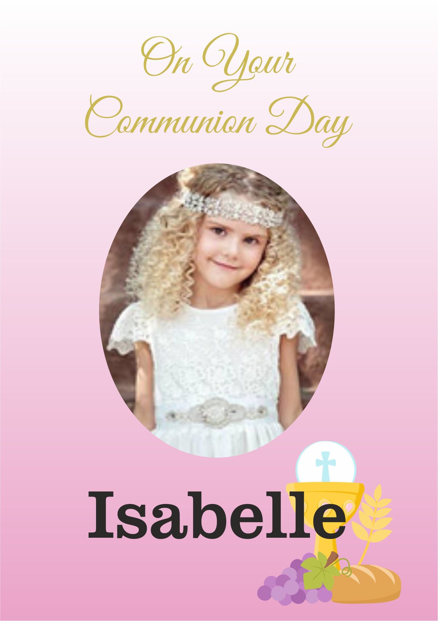 First Holy Communion Cards, Personalised Gift