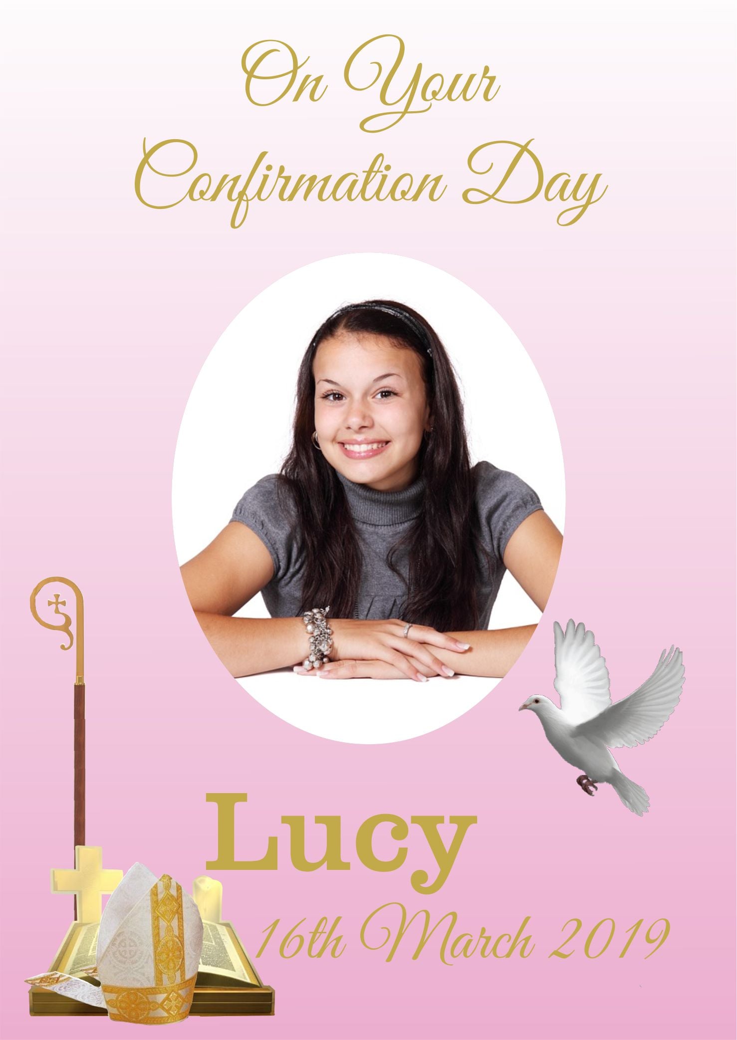 Confirmation Cards, Personalised Gift