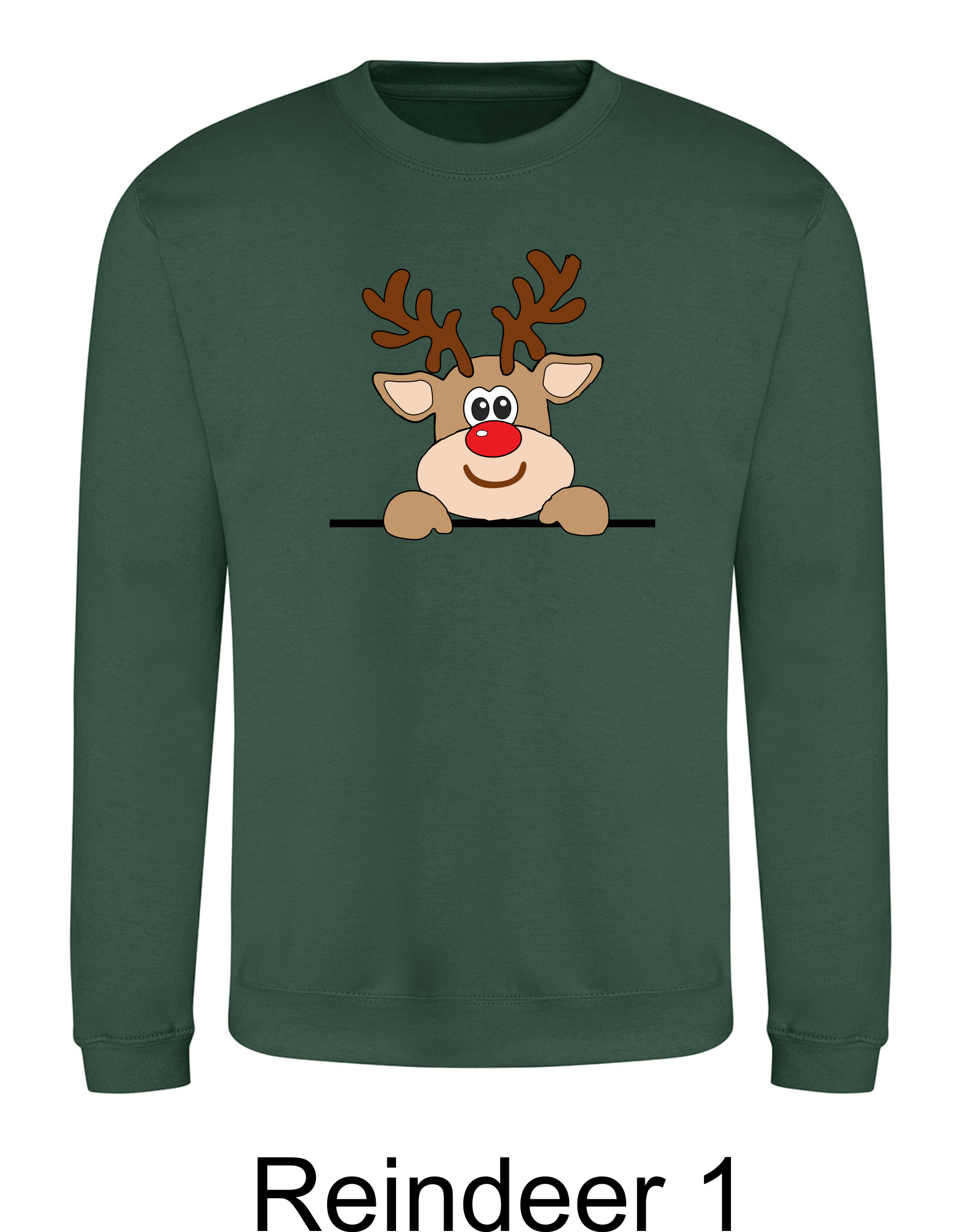 Reindeer Christmas Jumper -  Personalised Gift