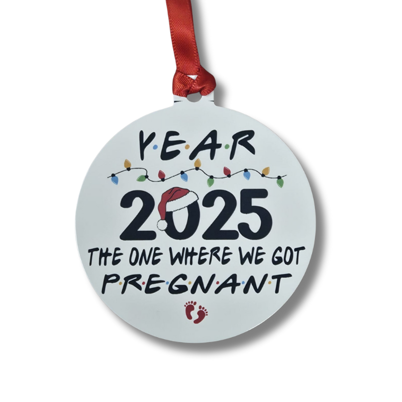 The One Where We Got Pregnant Christmas Decoration - Personalised Gift