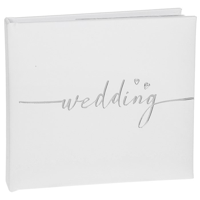 Modern Script Wedding Album, Personalised Gift