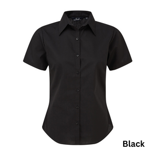 Women's short sleeve poplin blouse - Personalised Gift