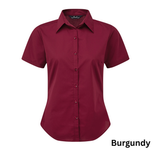 Women's short sleeve poplin blouse - Personalised Gift