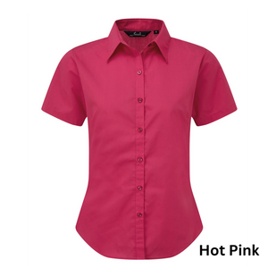 Women's short sleeve poplin blouse - Personalised Gift