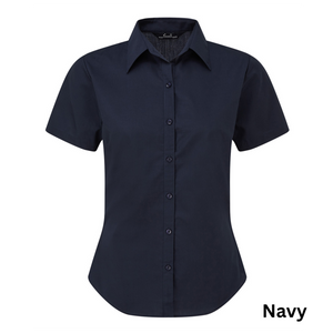 Women's short sleeve poplin blouse - Personalised Gift