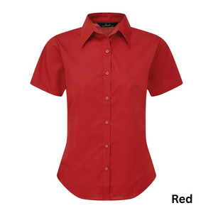 Women's short sleeve poplin blouse - Personalised Gift