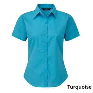 Women's short sleeve poplin blouse - Personalised Gift