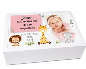 New Baby Keepsake Box - Personalised Gift