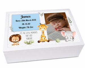 New Baby Keepsake Box - Personalised Gift