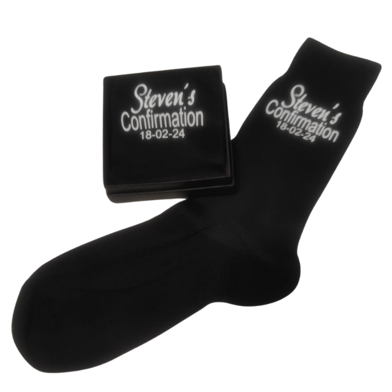 Confirmation Socks - Personalised Gift