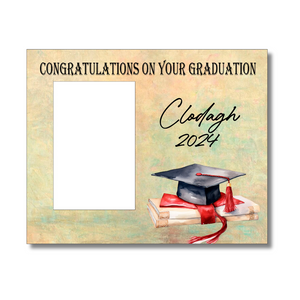 Vintage Style Graduation Frame - Personalised Gift