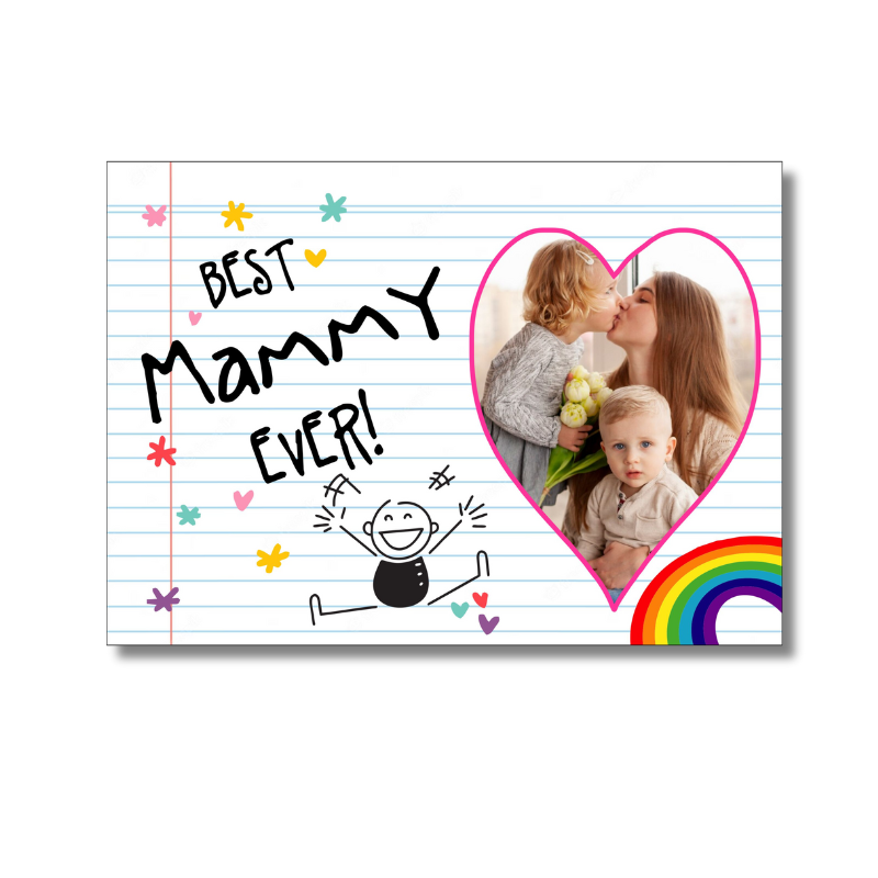 Mother's Day Card - 1 Photo - Personalised Gift