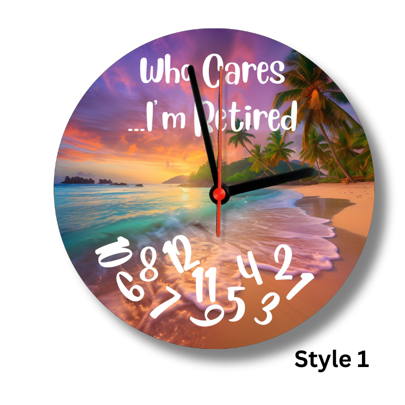 Retirement Clock - Personalised Gift