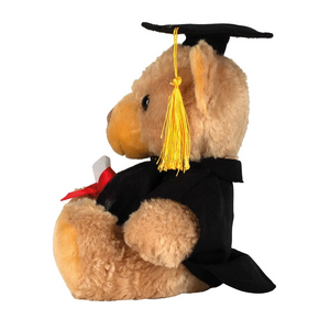 Graduation Bear with Cap & Gown - Personalised Gift