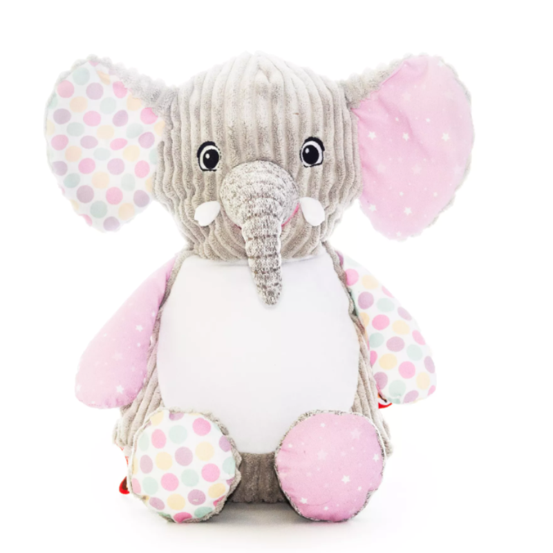 Baby Sensory Elephant-Bubblegum, Personalised Gift