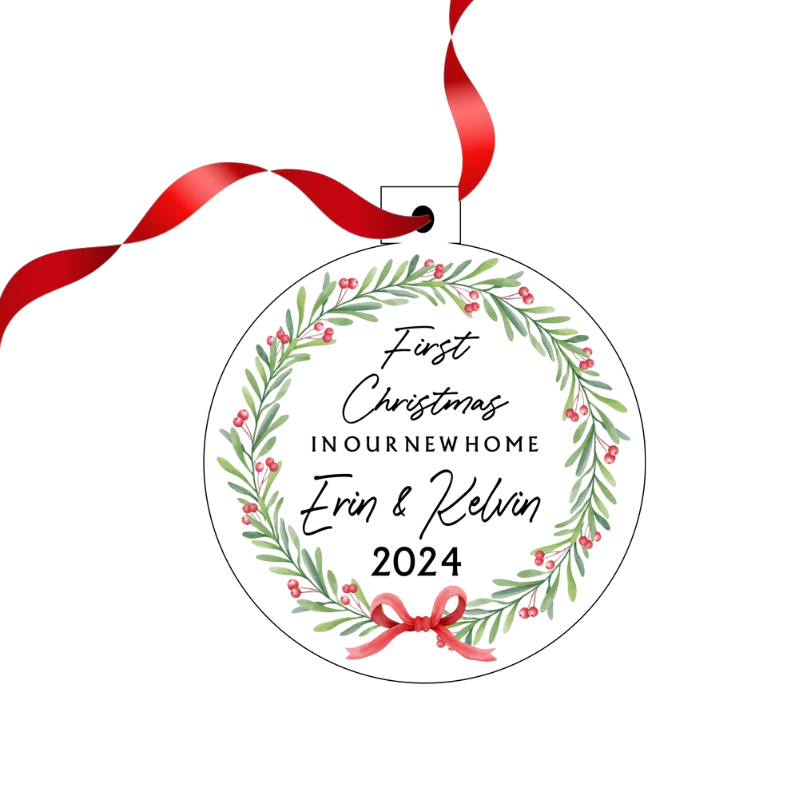 First Christmas New Home Christmas Decoration - Persoalised Gift