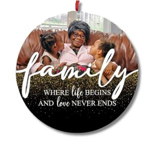 Family - Photo Bauble - Personalised Gift
