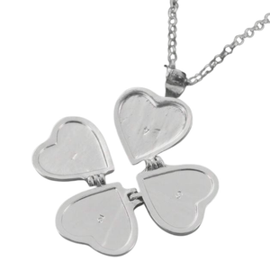 Heart - Clover Locket - Personalised Gift