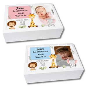 New Baby Keepsake Box - Personalised Gift