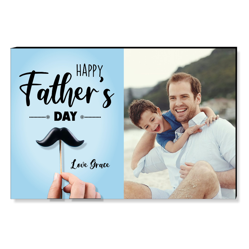 Happy Father's Day A4 Easel, Personalised Gift