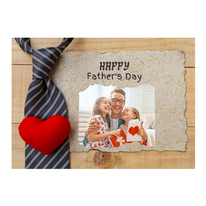 Fathers Day Card With Photo, Personalied Gift