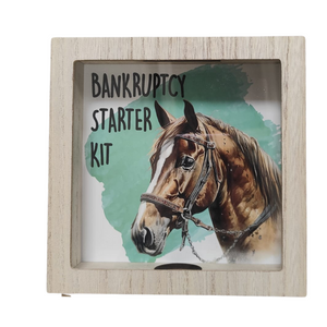Horse Design Wooden Shadow Money Box, Personalised Gift