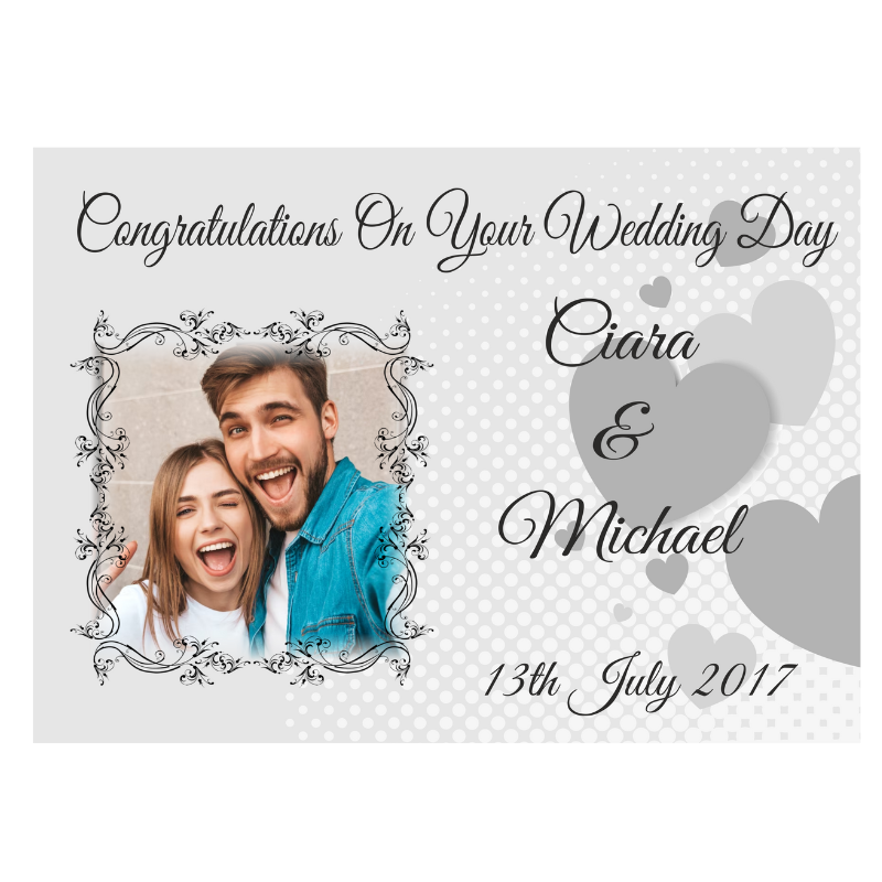 Engagement, Wedding Anniversary Card With Photo, Personalised Gift