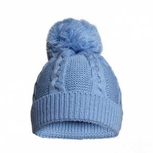 Cable Knit Pom Pom Hat - Personalised Gift