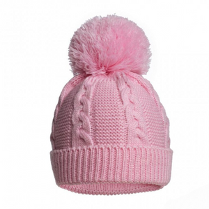 Cable Knit Pom Pom Hat - Personalised Gift