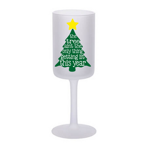 Christmas Wine Glass - Personalised Gift