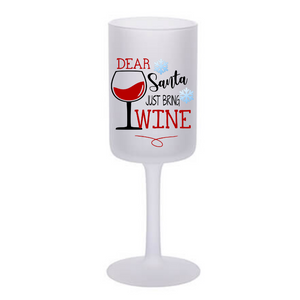 Christmas Wine Glass - Personalised Gift