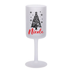 Christmas Wine Glass - Personalised Gift