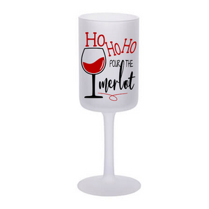 Christmas Wine Glass - Personalised Gift