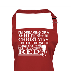 Christmas Wine Apron - Personalised Gift