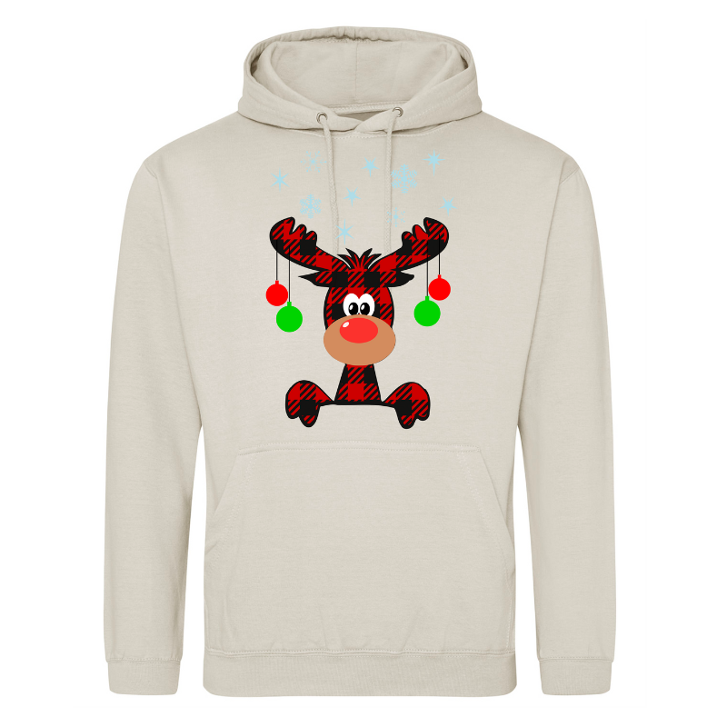 Reindeer deals hooded sweater