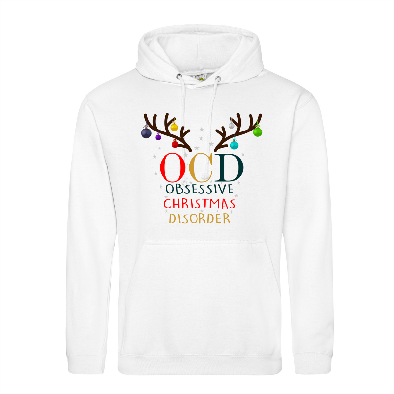 OCD Christmas Hoodie - Personalised Gift