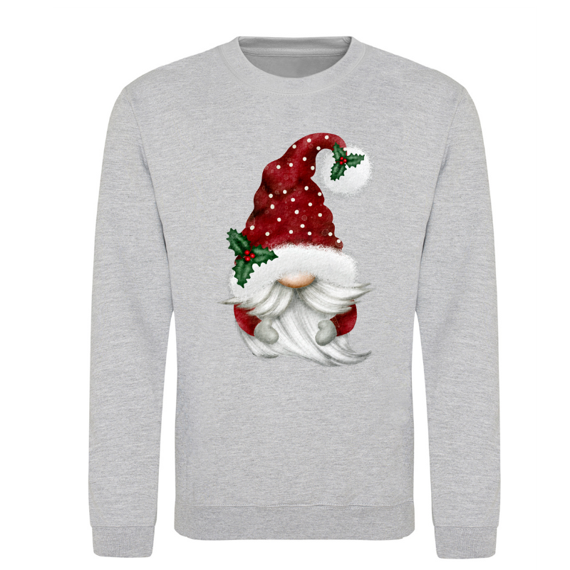 Gonk design Christmas Sweatshirt - Personalised Gift
