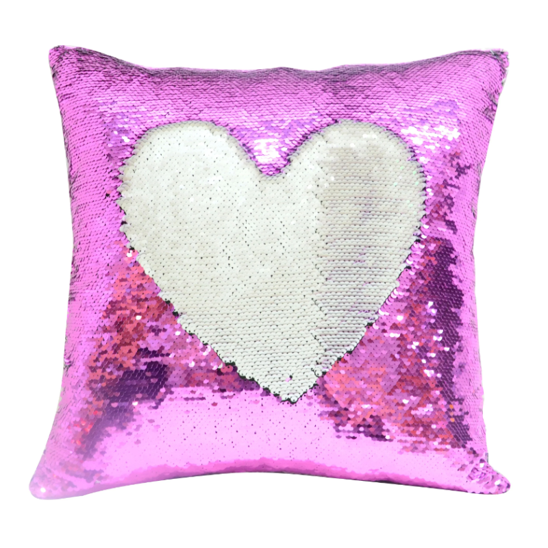 Pink glitter deals cushion