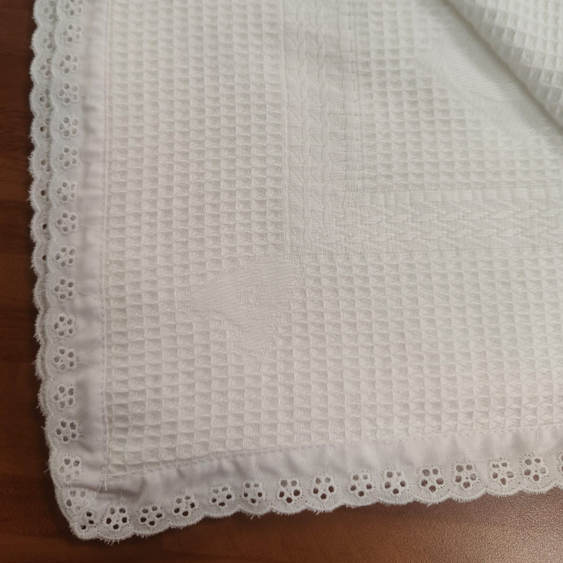 Cotton Christening Blanket/Shawl, Personalised Gift
