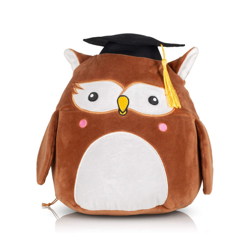 Wise Old Owl-Squidgy - Personalise Gift